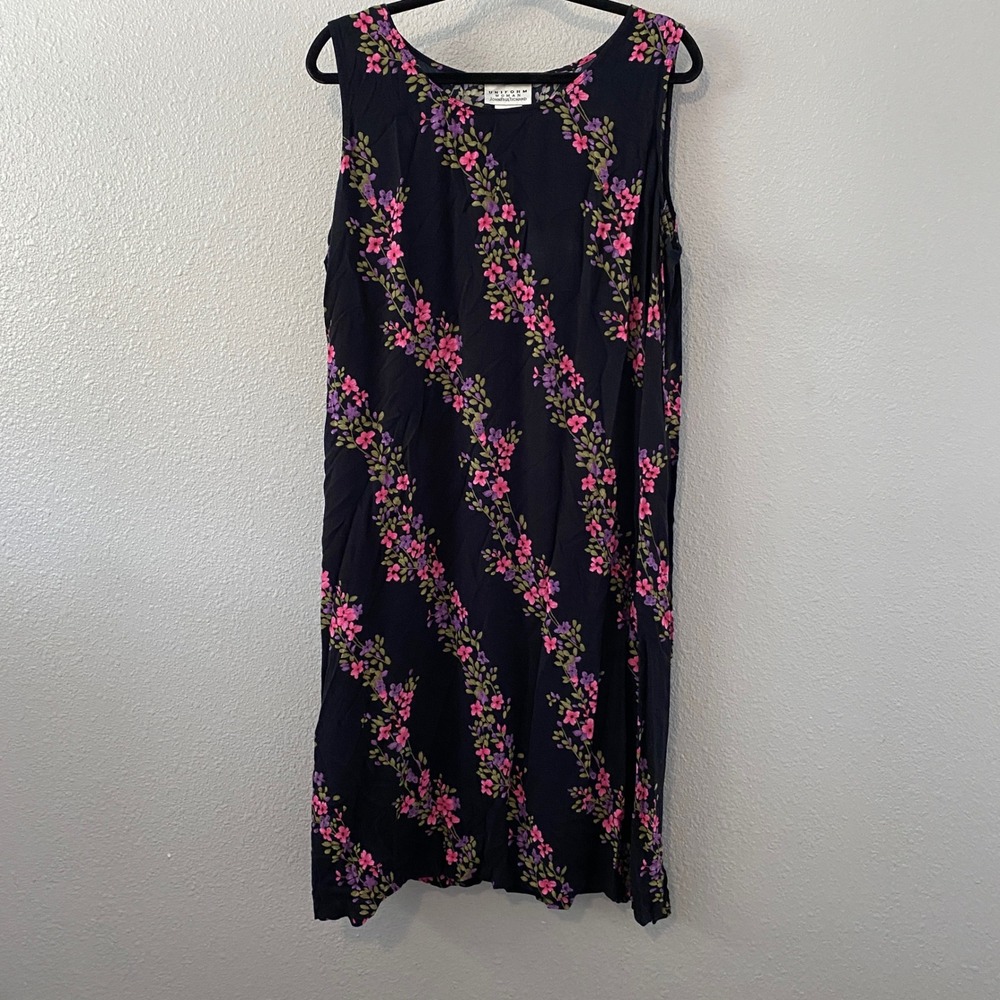 Vintage 90s Maxi Dress 3X Dark Feminine Grunge Fairycore Romantic Whimsigoth
